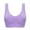 Purple, variant on Women Wire-Free Plus Size Casual Bra Khaki S