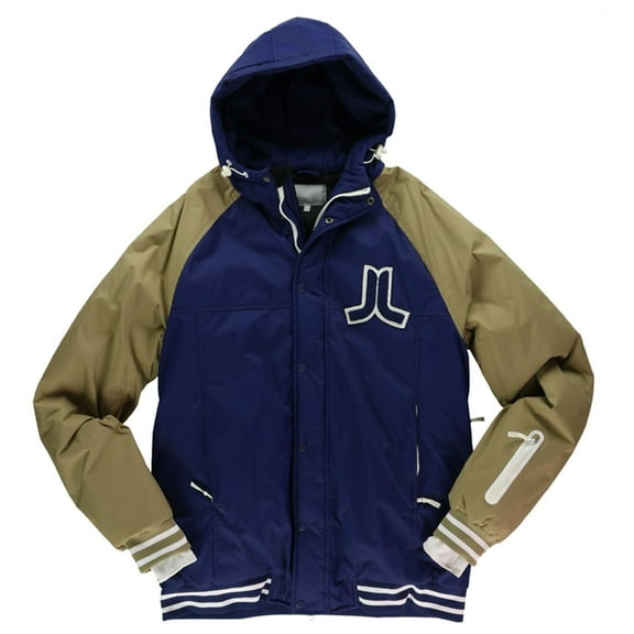 WeSC Mens Jakobi Plus Parka Coat, Blue, XX-Large