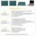 thumbnail image 2 of HYZUO Housse d'Ordinateur Portable 13 Pouces avec Fonction Support Compatible avec Nouveau MacBook Air 13 2018-2021 M1/ MacBook Pro, 2 of 5