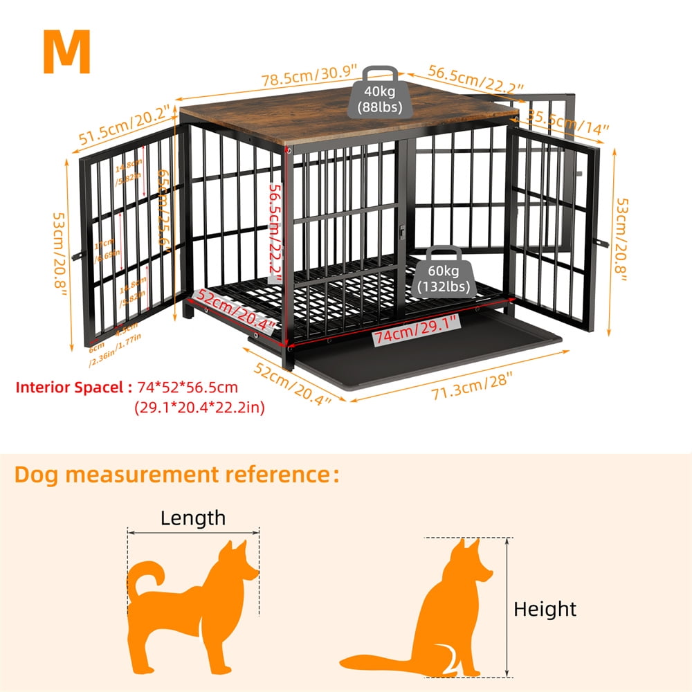 Dog crate 30 inches high hotsell