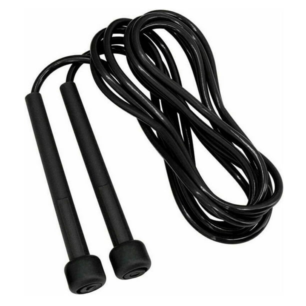 Tooarts Speed Skipping Rope Boxing Jumping Weight Loss Exercise Girls Fitness (Black) Black