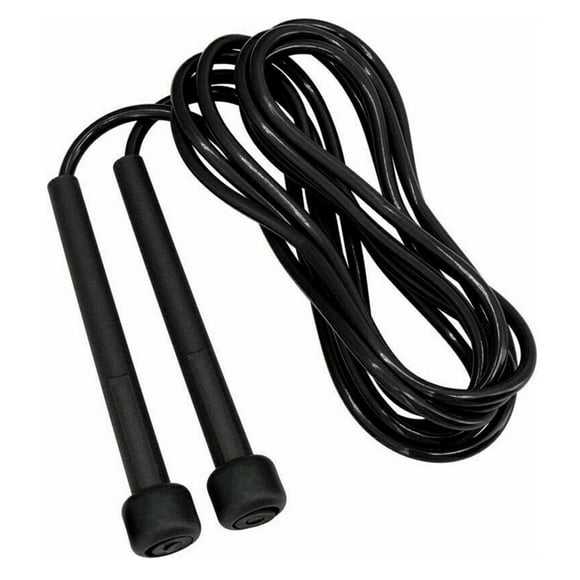 Speed Skipping Rope Boxing Jumping Weight Loss Exercise Girls Fitness (Black)