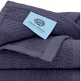 thumbnail image 3 of White Classic Luxury Cotton 12 Pc Washcloth Set, Hotel Style Small Bath Towel and Face Cloth 13x13, Soft Plush Washcloth 12 Pack, Thick High Absorbent Wash Clothes, Face Towels, Navy Blue Towels, 3 of 11