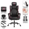 thumbnail image 3 of Imperial Black Ohio State Buckeyes Champ Chair, 3 of 5