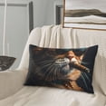 thumbnail image 5 of Daiia Dapper Cat in Sunglasses Bedding Waterproof Pillow Protector Zippered Queen – Bed Bug Proof Pillow Encasement-20"x30", 5 of 6