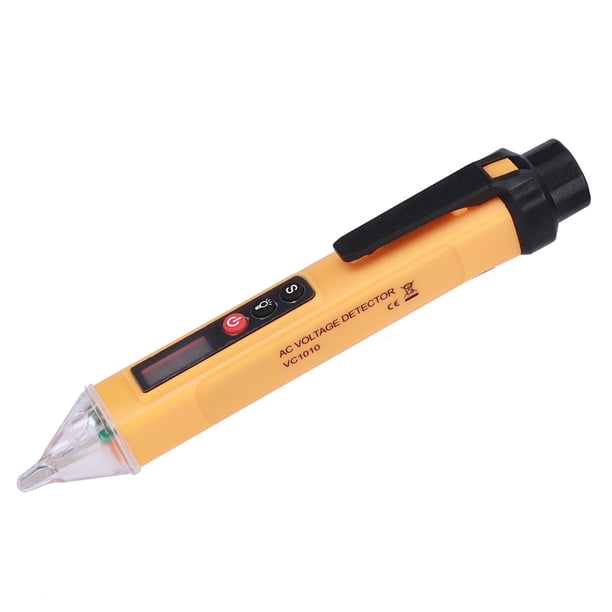 Bolígrafo de prueba Jadeshay Voltaje Eléctrico Sin Contacto Color Amarillo + Negro