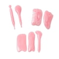 thumbnail image 2 of Herramientas de Gua Sha Baoblaze Raspador de Resina de Masaje Rosado, 2 of 8