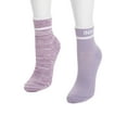 thumbnail image 3 of MUK LUKS Women's Studio Inspire Cotton Mini Crew Socks, 2-Pack, Shoe Size 6-10, 3 of 6