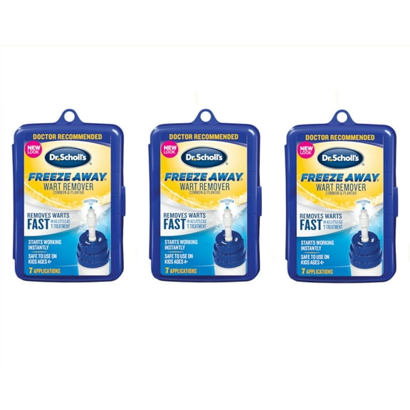 Dr. Scholl's Freeze Away Wart Remover - 7 Applications (Pack of 3)