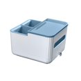 thumbnail image 1 of El organizador del tejido del asiento del coche expande el diseño de la cubierta del tirón del espacio Estable Universal de alta capacidad , Azul DYNWAVEMX Estuche de almacenamiento para reposabrazos de coche, 1 of 8