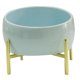 thumbnail image 1 of Cat Bowl Large Capacity Slanted Cat Dish Food Bowl with Antiskid Base Ceramic Cat Dish for Food Water Single Metal Stand, 1 of 1