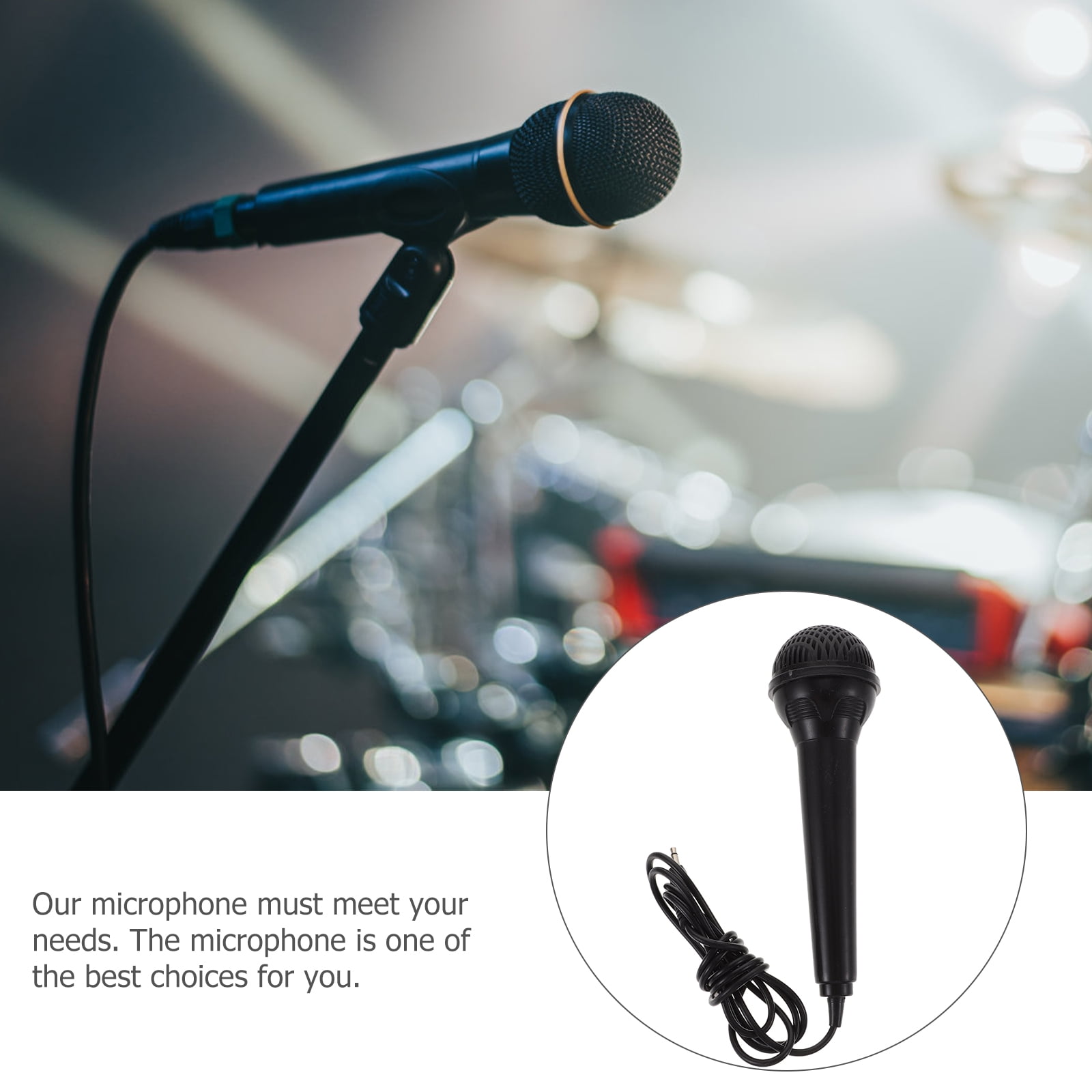 Monyance handheld mic Electronic Keyboard Microphone 3.5mm