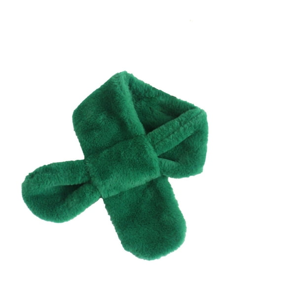 Baqcunre Fleece Boys Girls Scarf Warm Winter Autumn Kids Collar Scarf Neck Warmer Children Scarf, 1Pc Scarf Army Green One Size