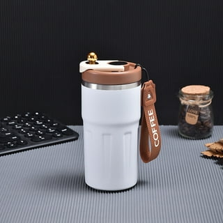 12V 450ml Electric In‑car Stainless Steel Travel Heating Cup Coffee Tea Car  Cup Mug Silver + Black Car Electric Cup