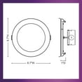 thumbnail image 2 of Lámpara LED PHILIPS Slim de 12,5 W (60 W), 6 pulgadas, 24 unidades, 2 of 7
