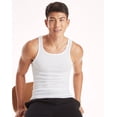 thumbnail image 2 of Hanes ComfortSoft Men's Tank Undershirt, White, 7-Pack L, 2 of 10