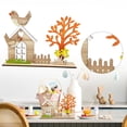 thumbnail image 2 of CoreLiving Wooden Easter Decorations Set Happy Easter Bunny Signs Rustic Rabbit Blocks for Tiered Tray Spring Table Centerpiece Farmhouse Mantel Decor for Home Indoor Office, 2 of 9