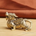 thumbnail image 3 of Chinese Mythical Beast Pixiu Figurines Lucky Animal Qi Lin Desktop Decorations ONESIZE, 3 of 6