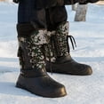 thumbnail image 2 of Mepaouo Men's Winter Snow Boots Warm Lined Hiking Boots Arch Support Work Walking Booties, 2 of 6