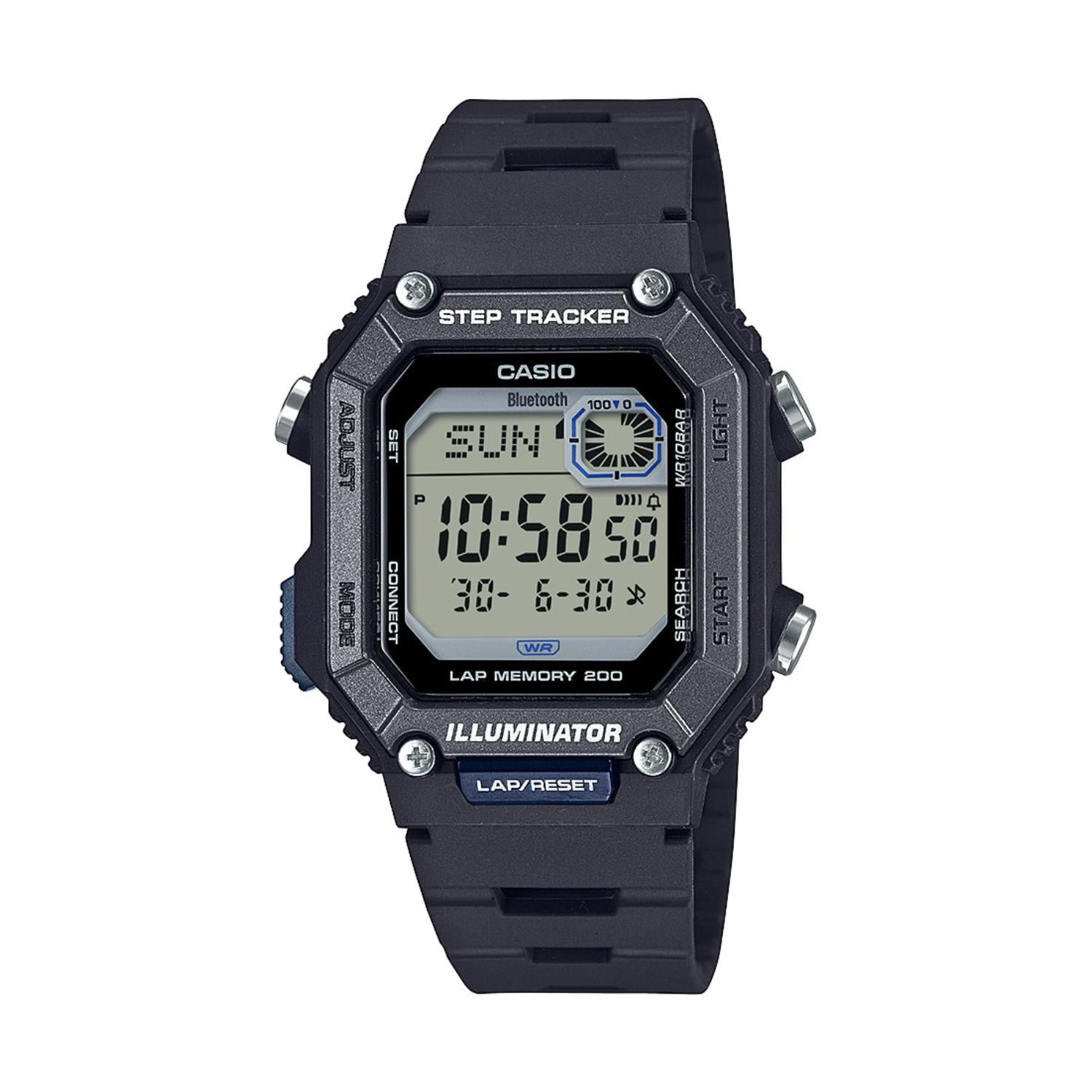 Pedometer Watch Step Tracker Casio Casio Digital Vintage Calorie 