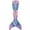 Blue, variant on Swimwear Bathing Suit Ruffle Tail Rainbow Scale Sun Protection One Piece Swimsuit For Kids Girls Beachwear Poolwear Purple
