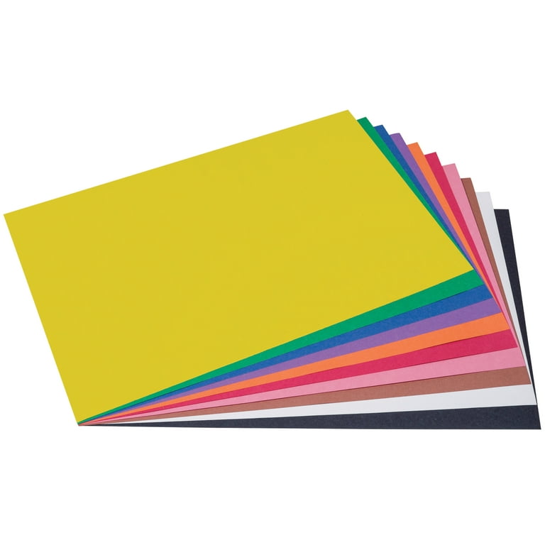  Prang (Formerly SunWorks) Construction Paper, 10 Assorted  Colors, 12 x 18, 50 Sheets : Arts, Crafts & Sewing