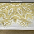 thumbnail image 6 of Ambesonne Mandala Place Mats Set of 4, Oriental Modern Pattern, Standard Size, Pale Yellow and White, 6 of 6