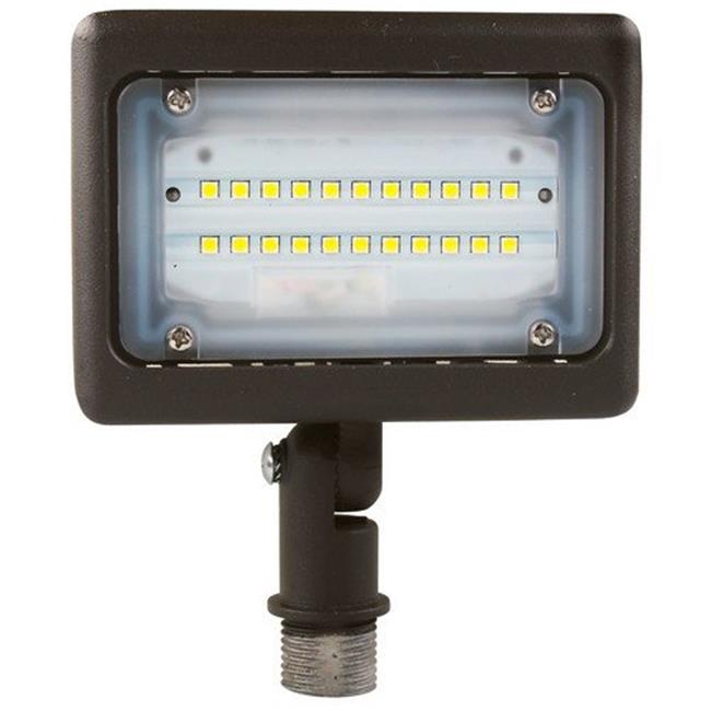 Morris Products 74076A 15W 4000K 1#44; 603 Lumens LED Small Floods 0.5 in.  Knuckle Mount#44; Bronze
