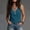 Blue, variant on Womens Deep V Neck Tank Tops Sleeveless Wrap Tops Slim Fitted Ruched Shirts 2026