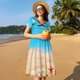 thumbnail image 4 of Balery Boards and Beach Vestidos sueltos de manga corta para mujer, vestidos de verano 2025, vestidos casuales de corte A con vuelo., 4 of 6