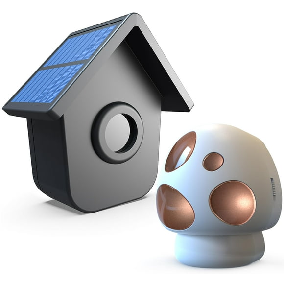 Driveway Alarm- HTZSAFE 1/2 Mile Long Range Outdoor Weatherproof Solar Wireless Motion Sensor&Detector-Portable Receiver Has Long Last Backup Battery- DIY
