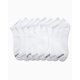 thumbnail image 4 of Calcetines Reebok Low Cut, paquete de 8, invisibles, talla 6-12.5, blancos, 4 of 7