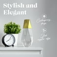 thumbnail image 3 of Fifth Avenue Crystal Geometric Bedside Glass Water Carafe 2-Piece, Gold, 3 of 7