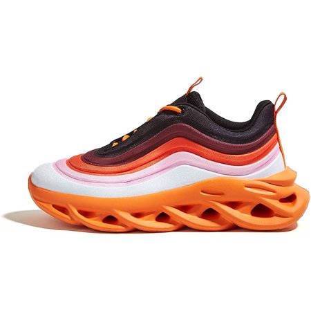Women's Chunky Platform Tie Dye Rainbow Sneakers Tennis Running Fashion Shoes