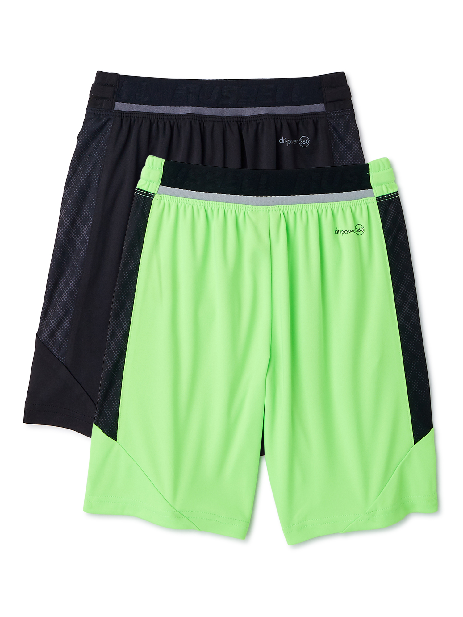 russell dri power 360 shorts 2 in 1