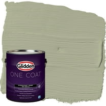 Glidden One Coat Exterior Paint   Primer Olive Sprig / Green, Satin, 1 Gallon