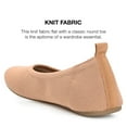 thumbnail image 3 of Journee Women's Jersie Knit Foldable Ballet Flats, Widths Available, 3 of 7
