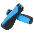thumbnail image 1 of Poignées antidérapantes pour guidon de vélo de montagne (bleu et noir), 1 of 4