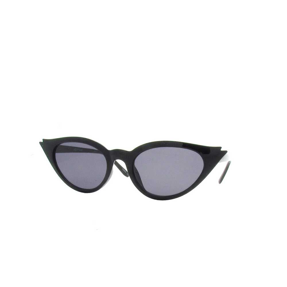 Sunglasses 50's Retro Style Blk Frame & Lens Blues Brothers Costume Sunglasses 