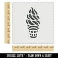 thumbnail image 2 of Soft Serve Ice Cream on a Cone DIY Cookie Wall Craft Stencil - 7.0 Inch, 2 of 5