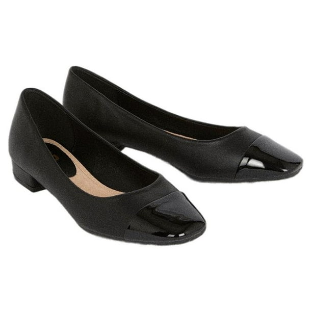 Dorothy Perkins Womens Perry Block Heel Ballerina Flats Black 6