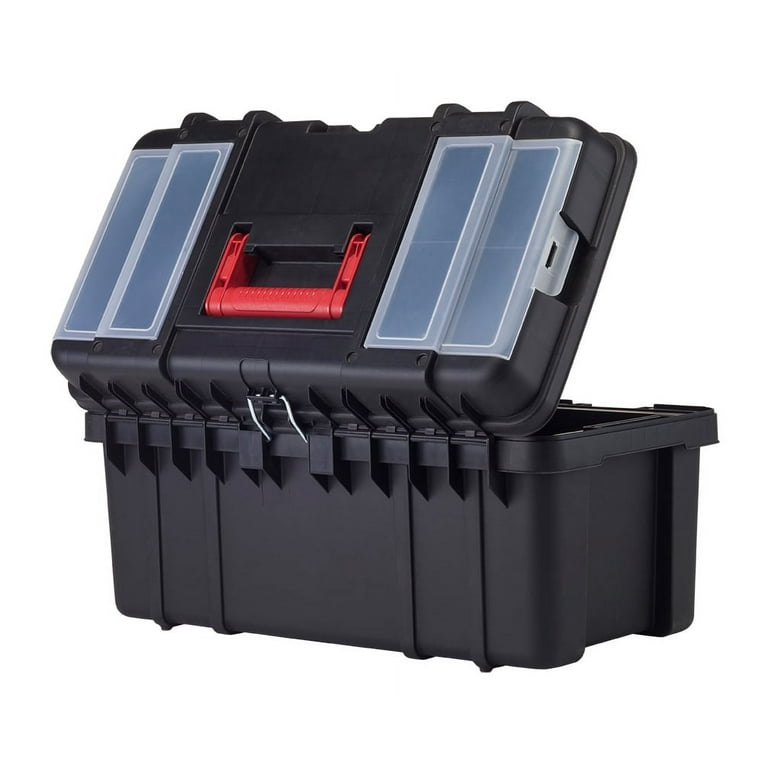 Hyper Tough 22-inch Toolbox, Plastic Tool and Hardware