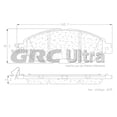 thumbnail image 2 of BALATA DELANTERA NISSAN PATHFINDER 13-18 (CERAMICA) GRC ULTRA GCD1649, 2 of 2