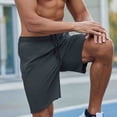 thumbnail image 4 of WIZUTIZ Men's Workout Running Shorts 7 Inch Lightweight Athletic with Zipper Pockets No Liner Quick-Dry Gym Active Shorts, 4 of 5
