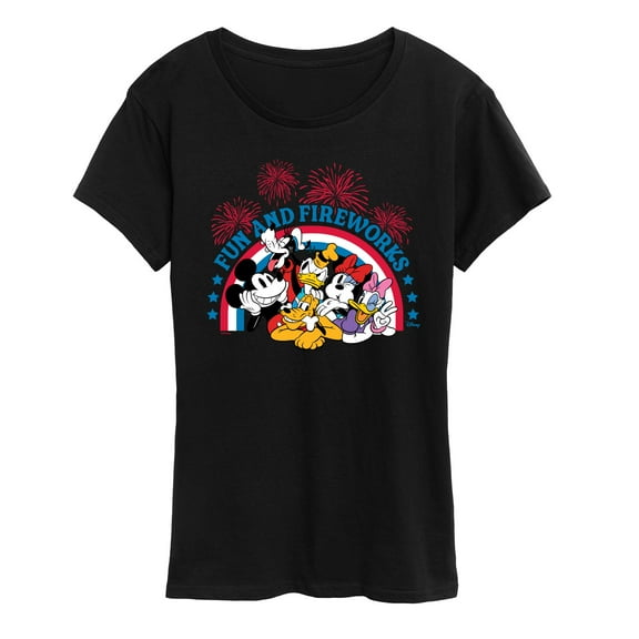 Disney - Fun And Fireworks - Women's Short Sleeve Graphic T-Shirt