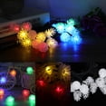 thumbnail image 2 of Cadena impermeable de 6,5 m, perfecta para patios, luces de piña de colores con energía solar (30 LED) para jardines, 2 of 8