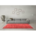 thumbnail image 3 of Ahgly Company Indoor Round Persian Red Bohemian Area Rugs, 3' Round, 3 of 4