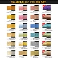thumbnail image 2 of Kuretake® Gansai Tambi 24 Watercolor Set, Glittery Colors II - Metallic, 2 of 4
