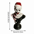 thumbnail image 4 of Terrifier Art The Clown Figure Horror Clown Indoor/Outdoor Garden Statue, 4 of 5