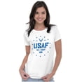 thumbnail image 3 of US Air Force Fly Fight Win Logo Women's T Shirt Ladies Tee Brisco Brands S, 3 of 5
